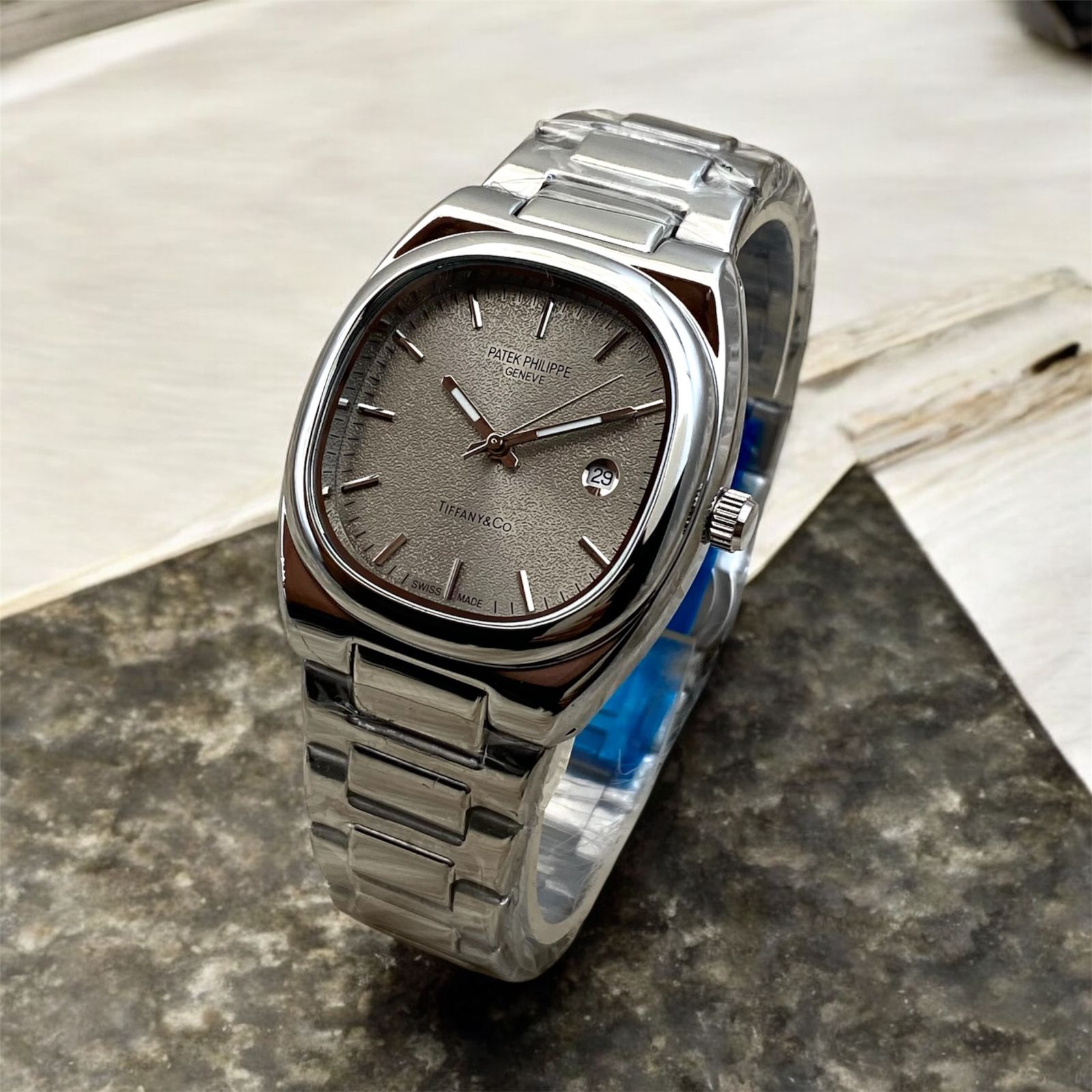 PATEK GENEVE TEXTURE DIAL - SILVER & GREY - IW_315574-2